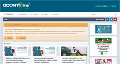 Desktop Screenshot of odontoline.it
